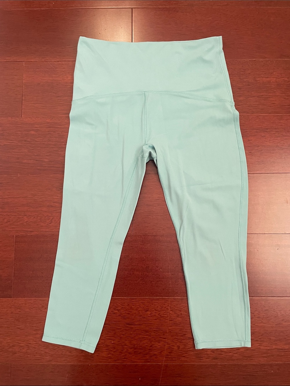 Lululemon Ivivva Girls' High-Waist Leggings in Light Aqua